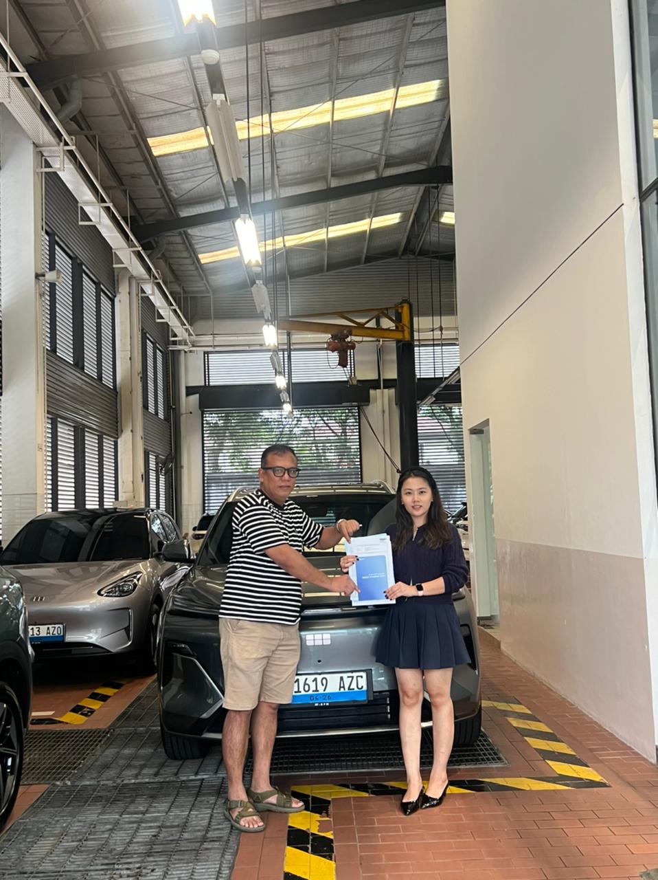 Customer Geely BSD 9