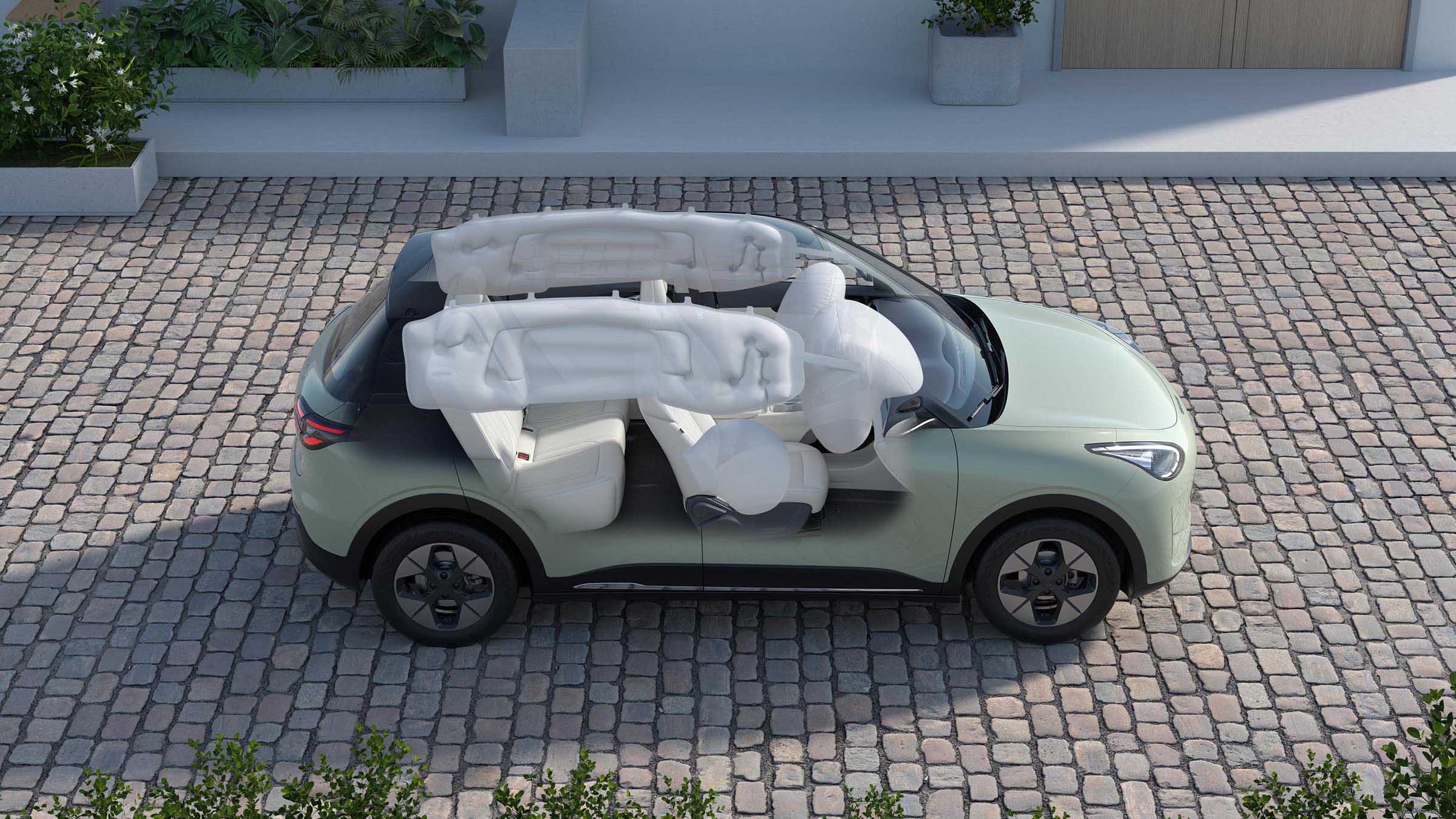 6 Airbags Protection Geely EX2